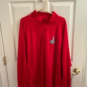 Washington Capitals Stanley Cup champions 1/4 zip. Men’s xxl